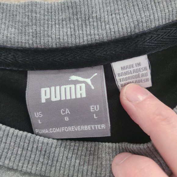 Men's Puma Sportswear Pullover Crewneck, Size Large - Picture 5 of 5